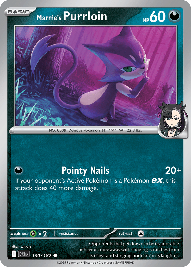 Marnie's Purrloin Destined Rivals card