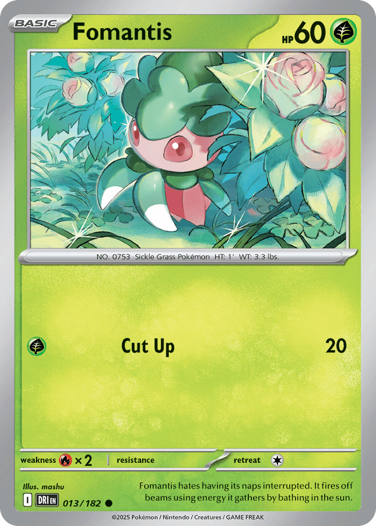 Fomantis Destined Rivals card