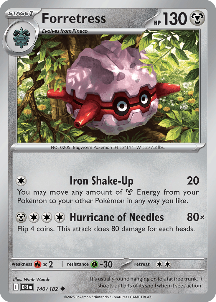 Forretress Destined Rivals card