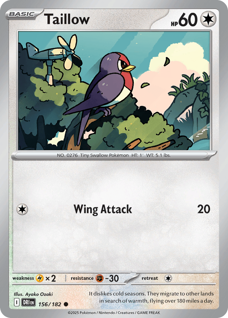 Taillow Destined Rivals card