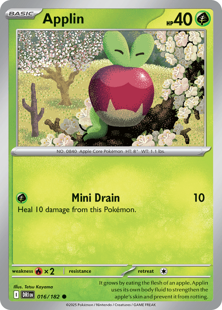 Applin Destined Rivals card