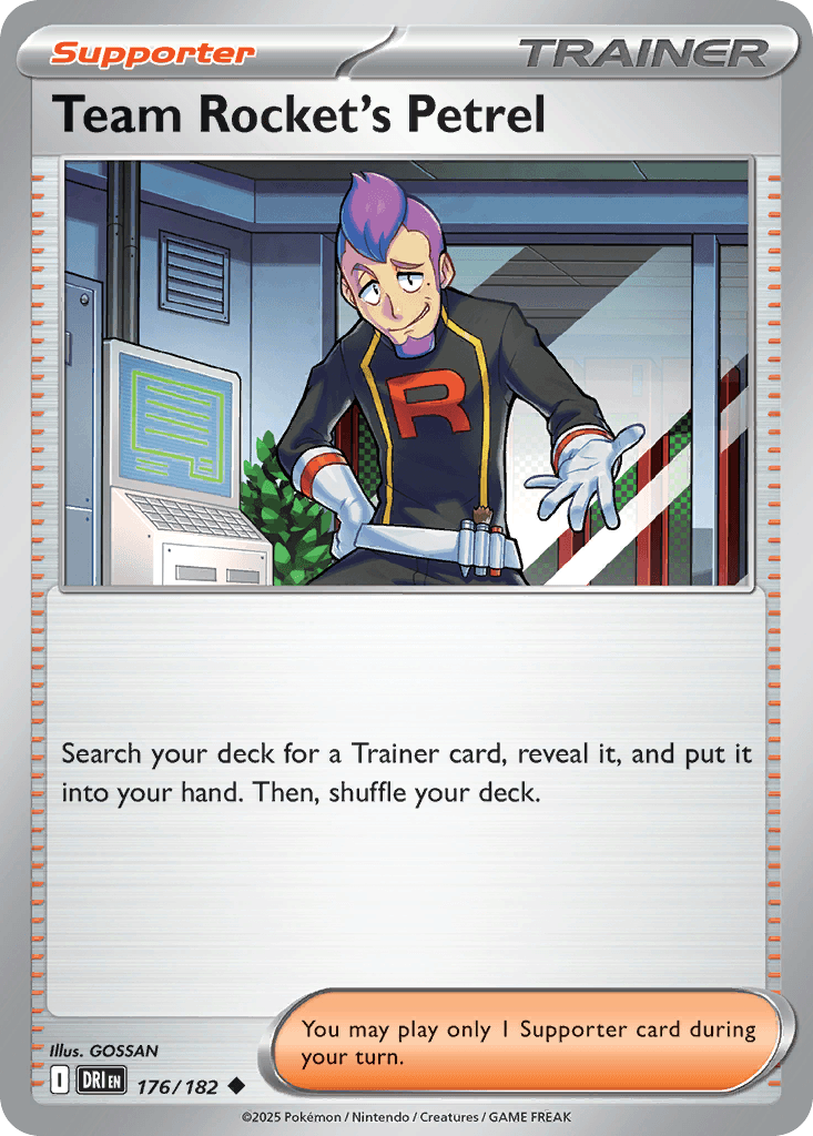 Team Rocket's Petrel Destined Rivals card