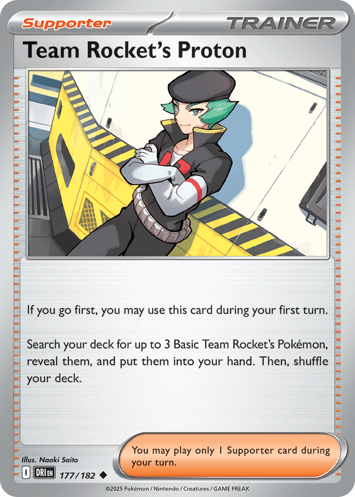 Team Rocket's Proton Destined Rivals card