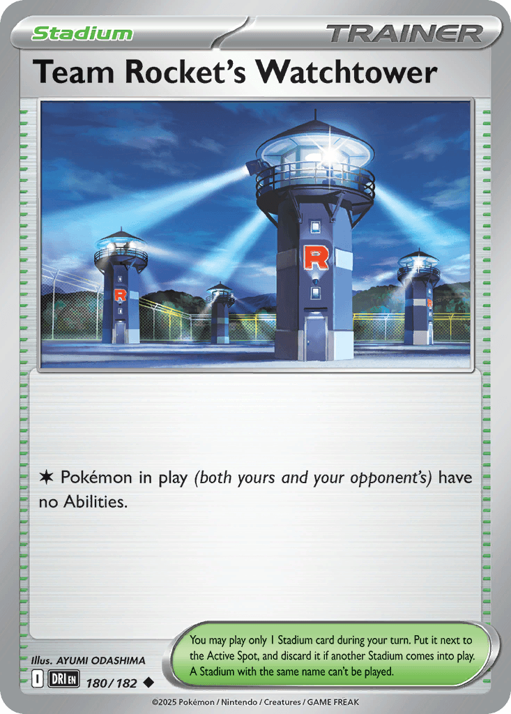 Team Rocket's Watchtower Destined Rivals card
