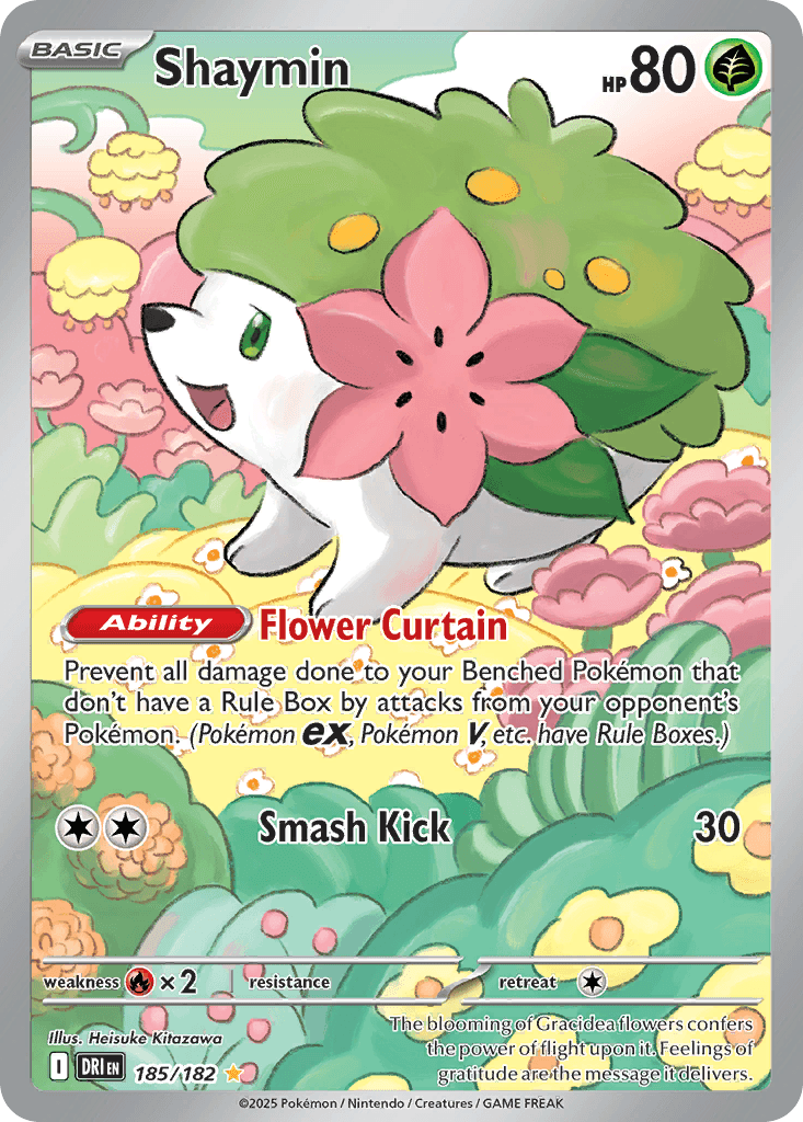 Shaymin Destined Rivals card