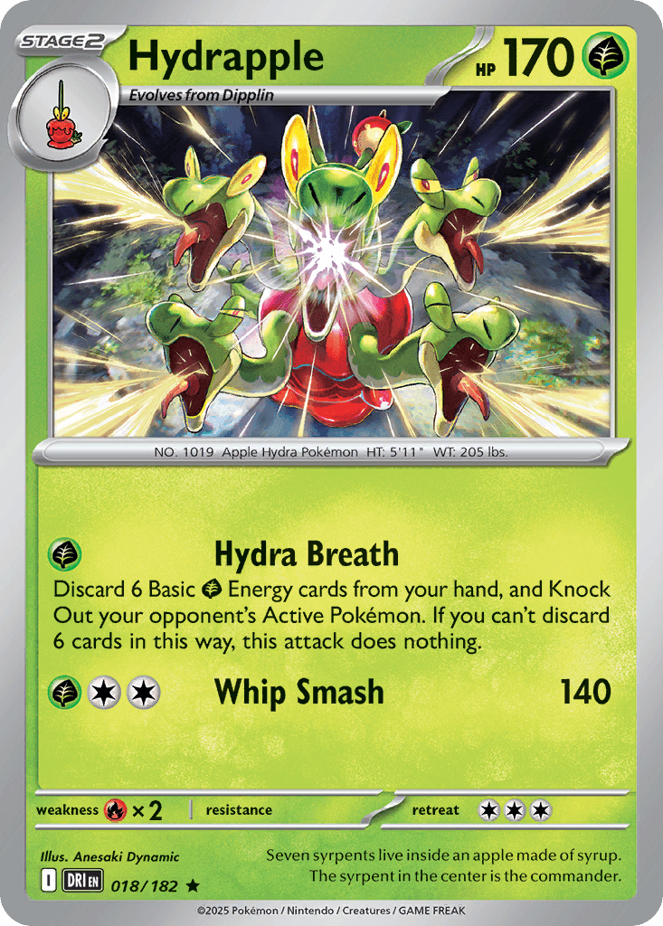 Hydrapple Destined Rivals card