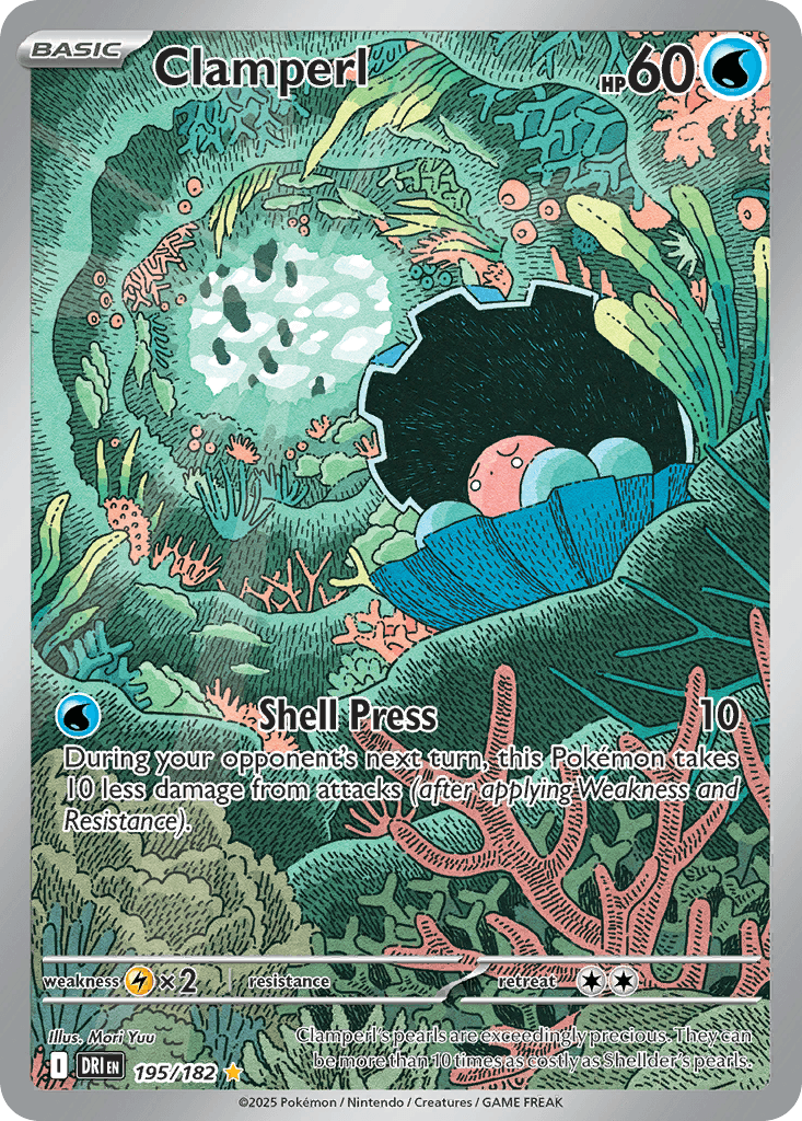 Clamperl Destined Rivals card