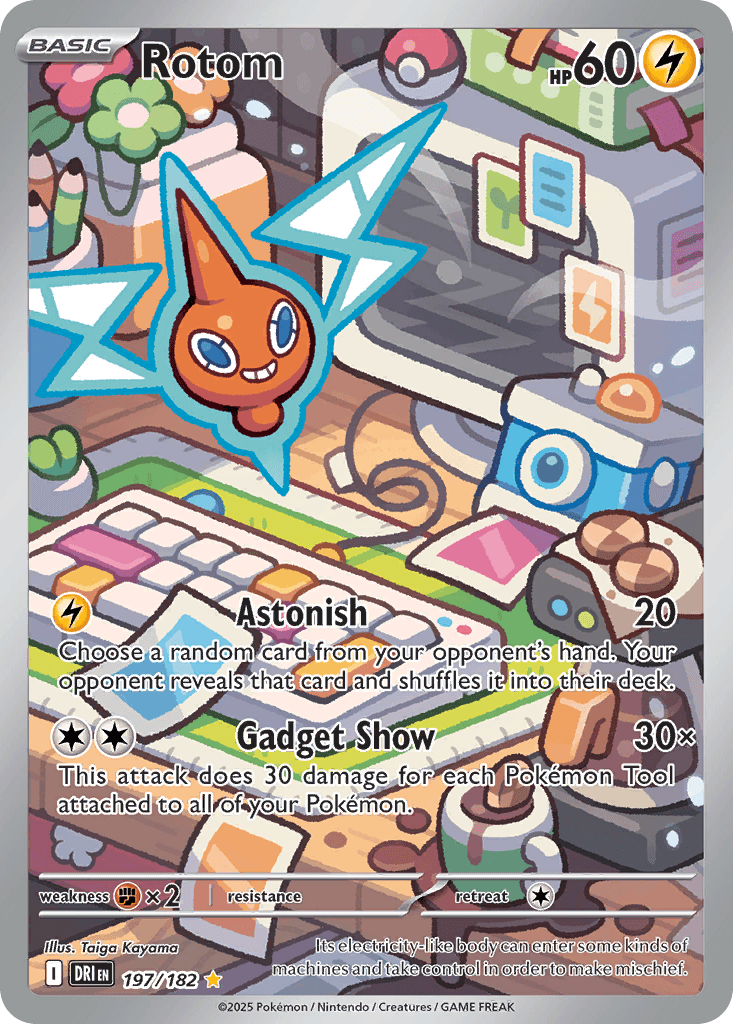 Rotom Destined Rivals card