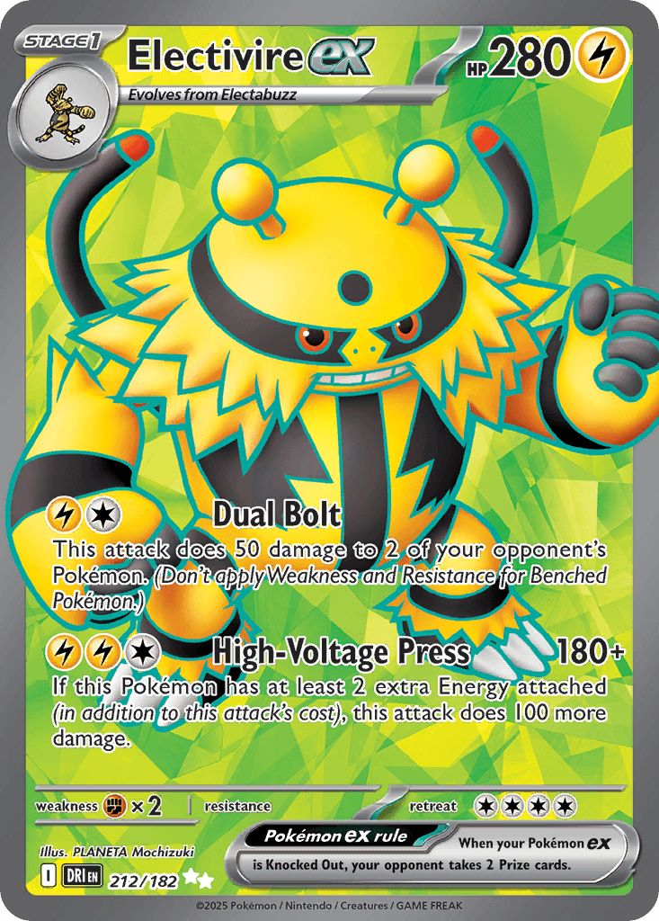Electivire ex Destined Rivals card