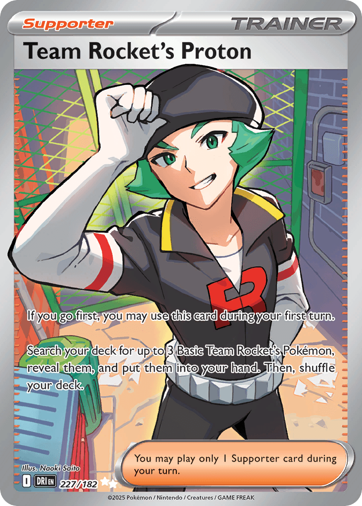 Team Rocket's Proton Destined Rivals card
