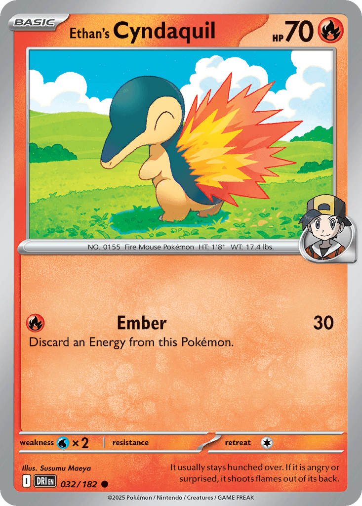 Ethan's Cyndaquil Destined Rivals card