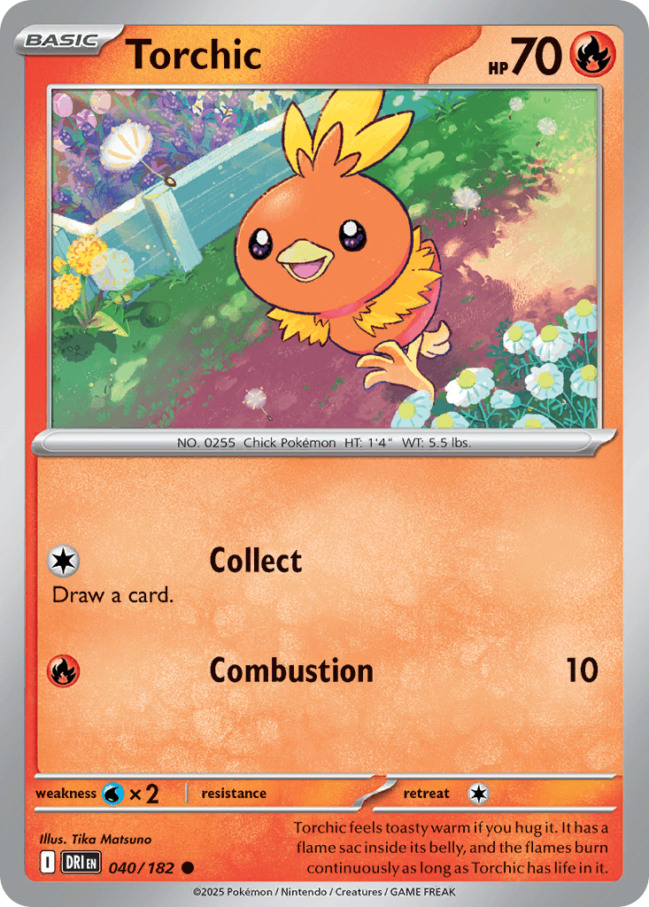 Torchic Destined Rivals card