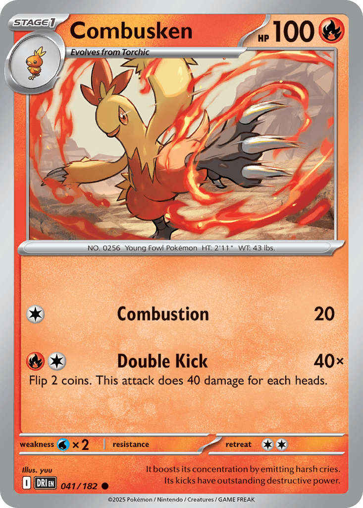 Combusken Destined Rivals card
