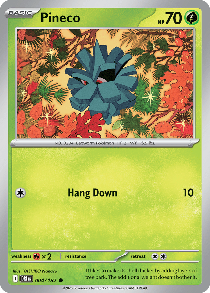 Pineco Destined Rivals card