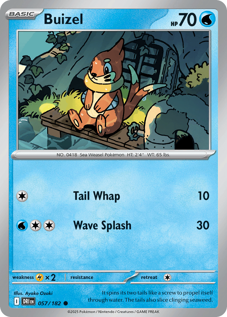 Buizel 宝可梦 card