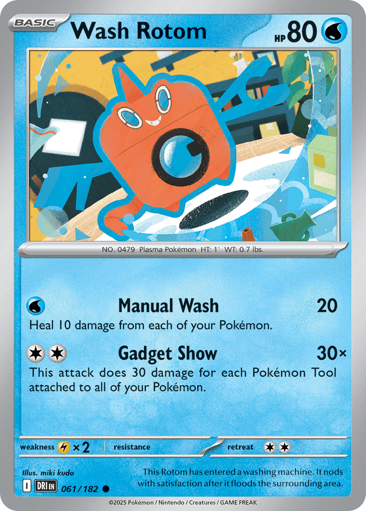 Wash Rotom Destined Rivals card