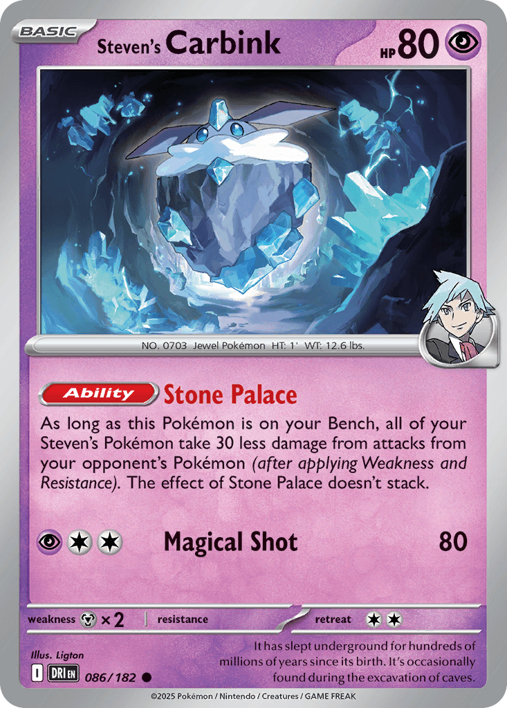 Steven's Carbink Destined Rivals card