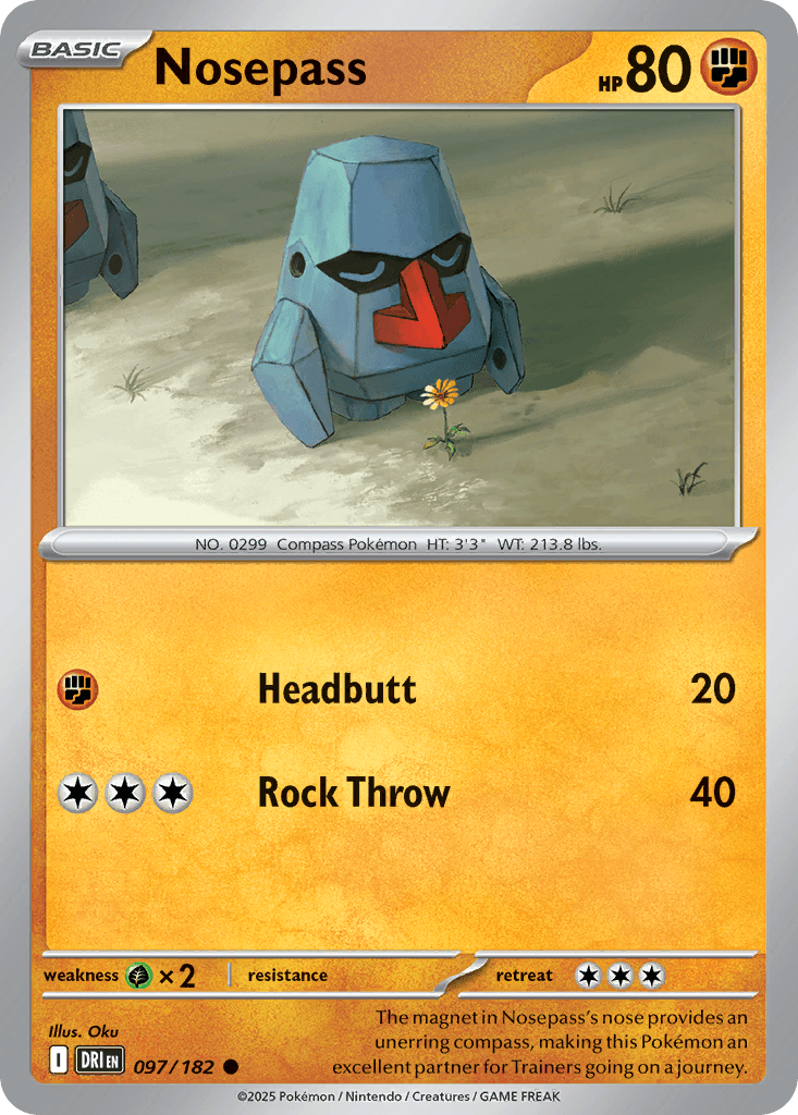 Nosepass Destined Rivals card