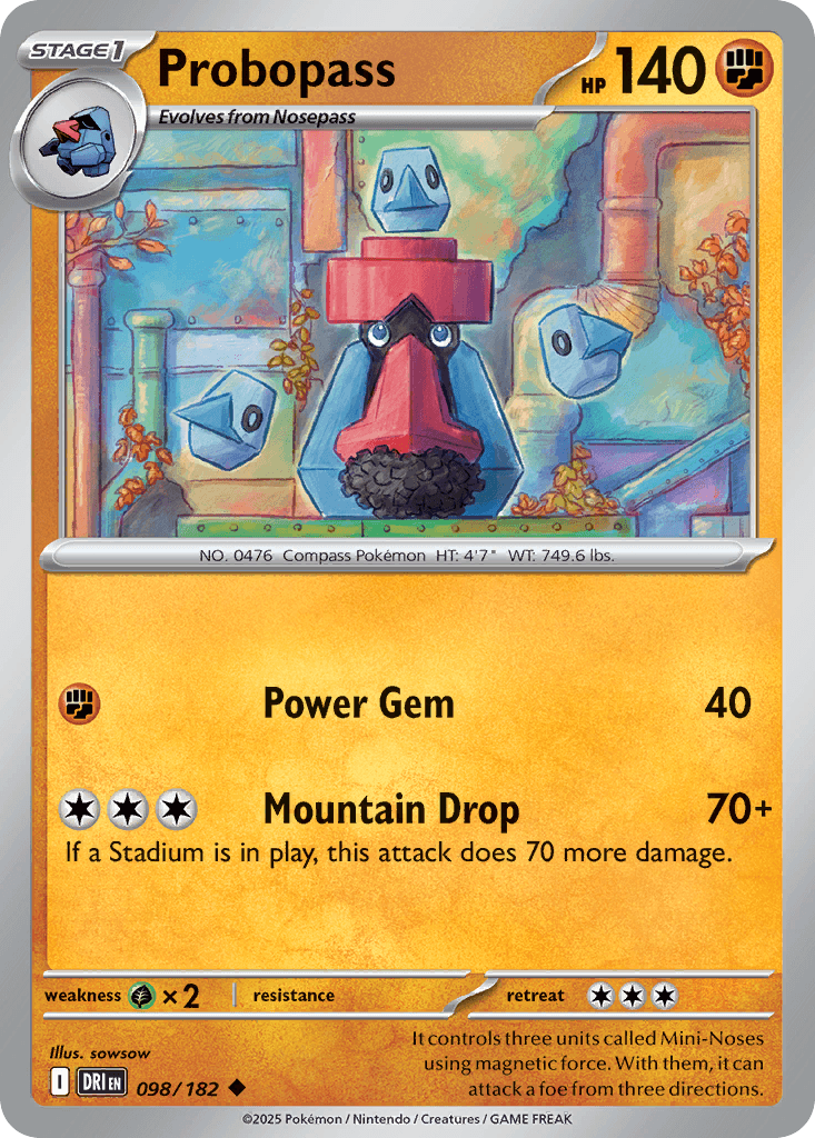 Probopass Destined Rivals card