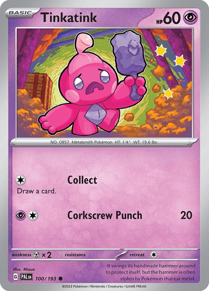 Tinkatink Paldea Evolved card