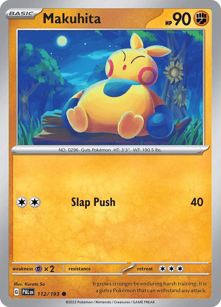 Makuhita Paldea Evolved card