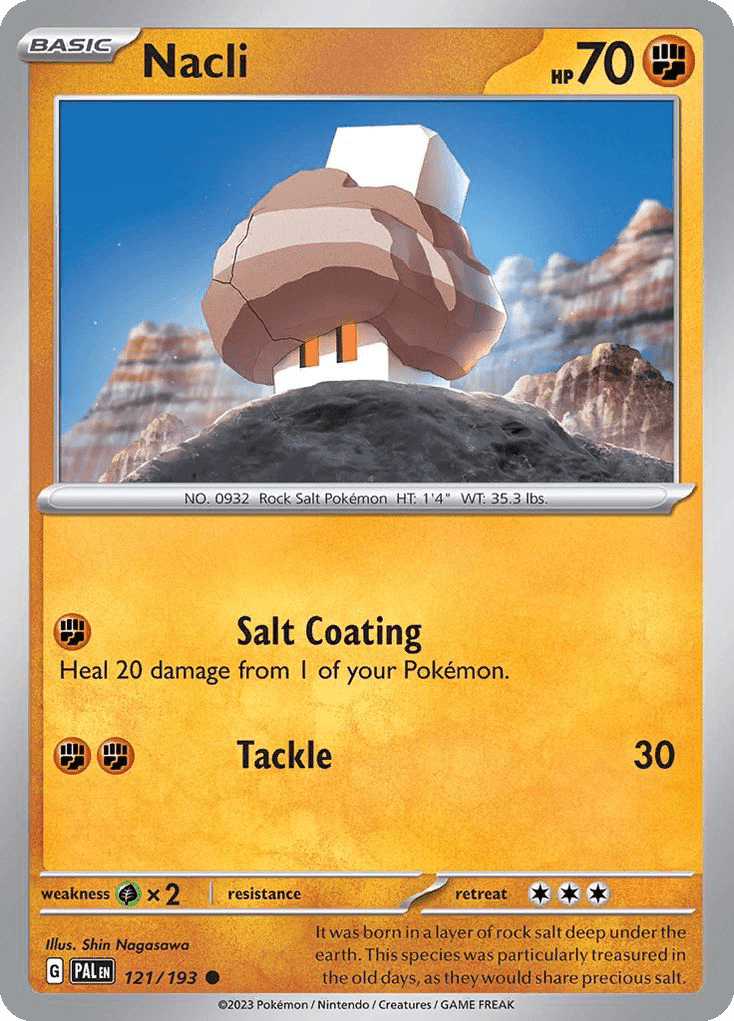 Nacli Paldea Evolved card