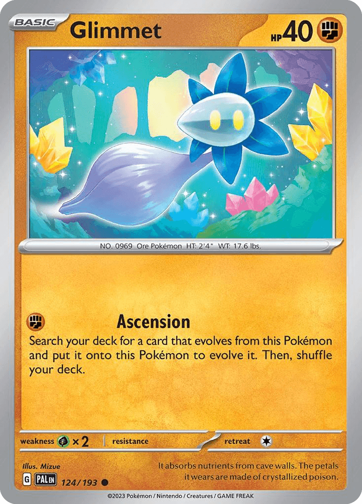 Glimmet Paldea Evolved card