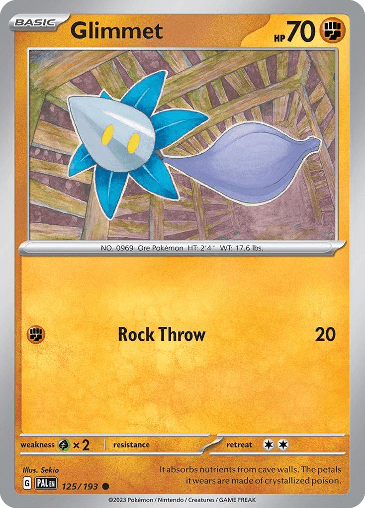 Glimmet Paldea Evolved card