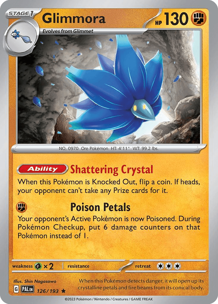 Glimmora Paldea Evolved card