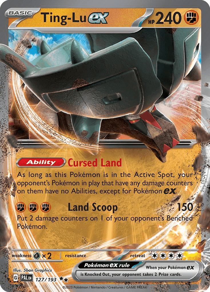 Ting-Lu ex Paldea Evolved card