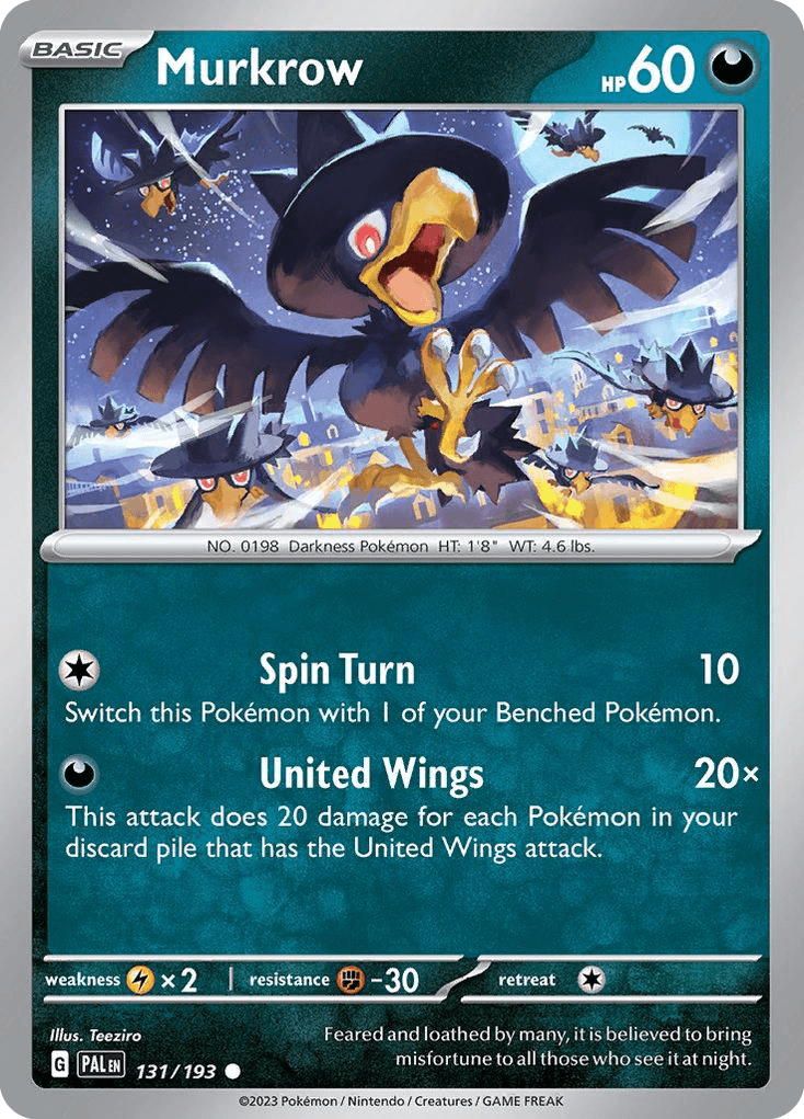 Murkrow Paldea Evolved card