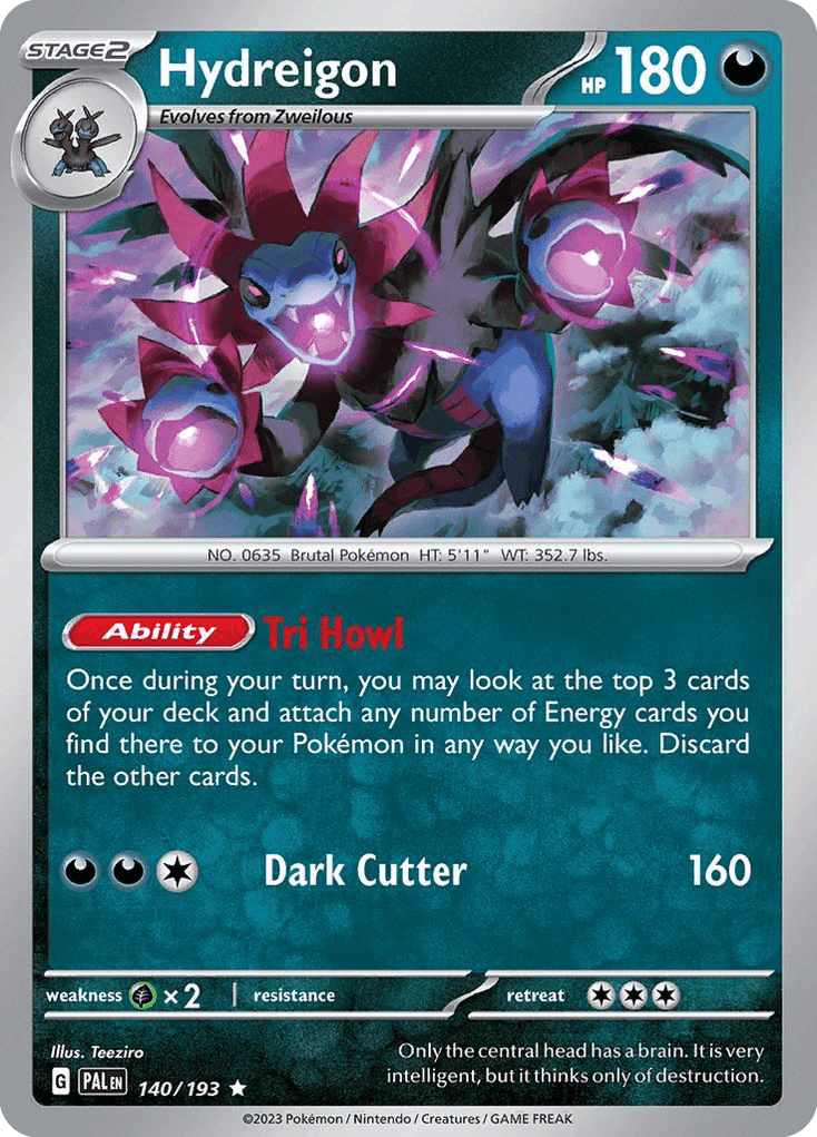Hydreigon Paldea Evolved card