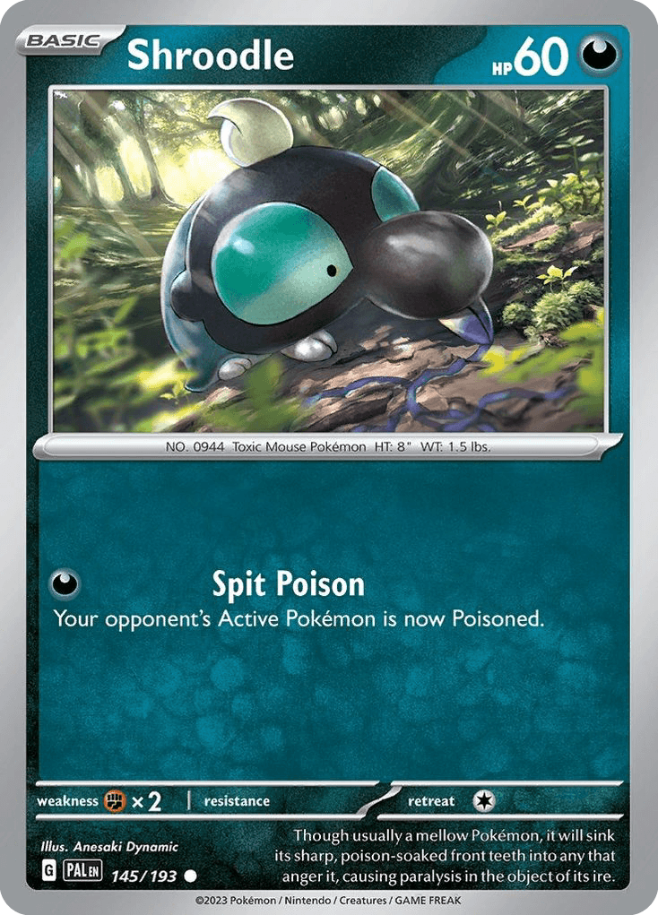 Shroodle Paldea Evolved card