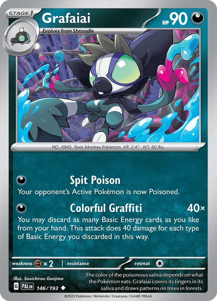 Grafaiai Paldea Evolved card