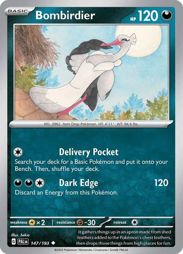 Bombirdier Paldea Evolved card