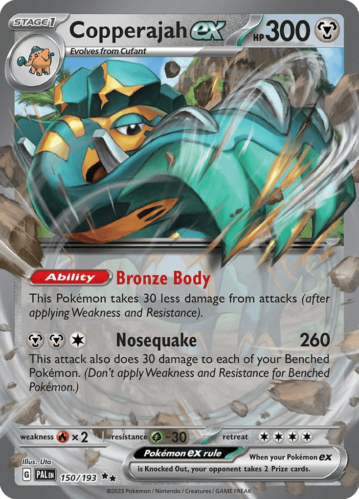 Copperajah ex Paldea Evolved card