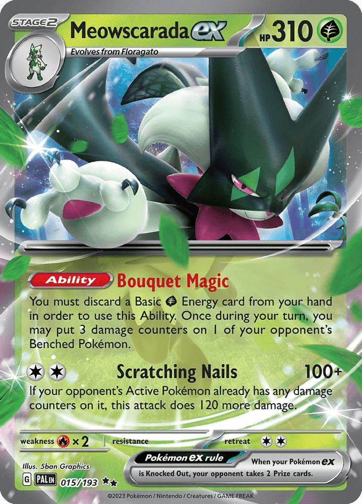 Meowscarada ex Paldea Evolved card