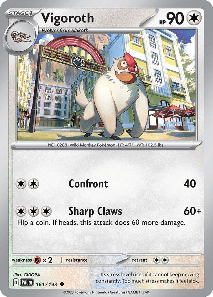 Vigoroth Paldea Evolved card
