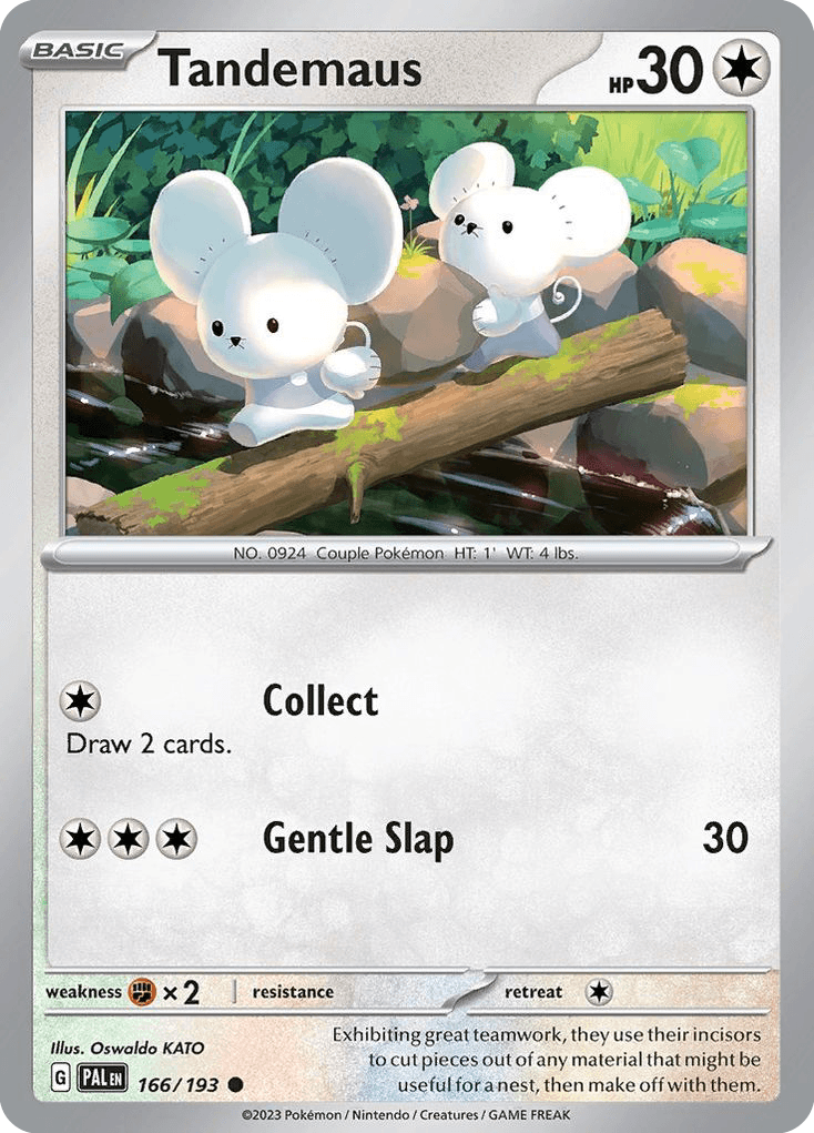Tandemaus Paldea Evolved card