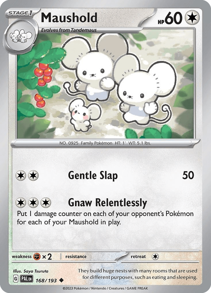 Maushold Paldea Evolved card