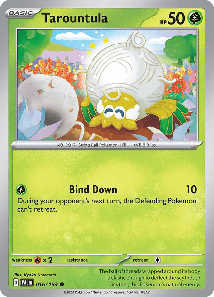 Tarountula Paldea Evolved card