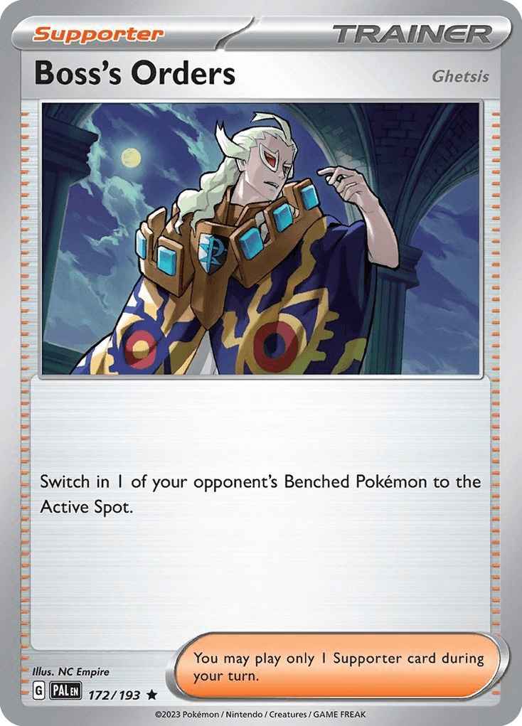 Boss's Orders (Ghetsis) Paldea Evolved card