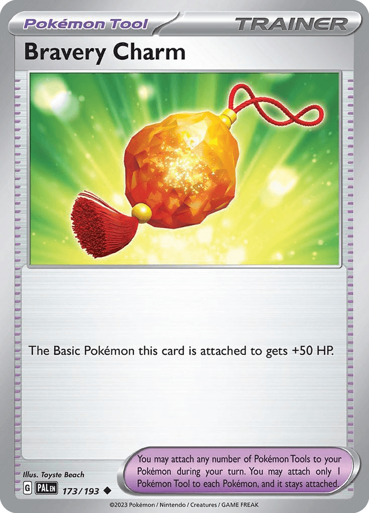 Bravery Charm Paldea Evolved card