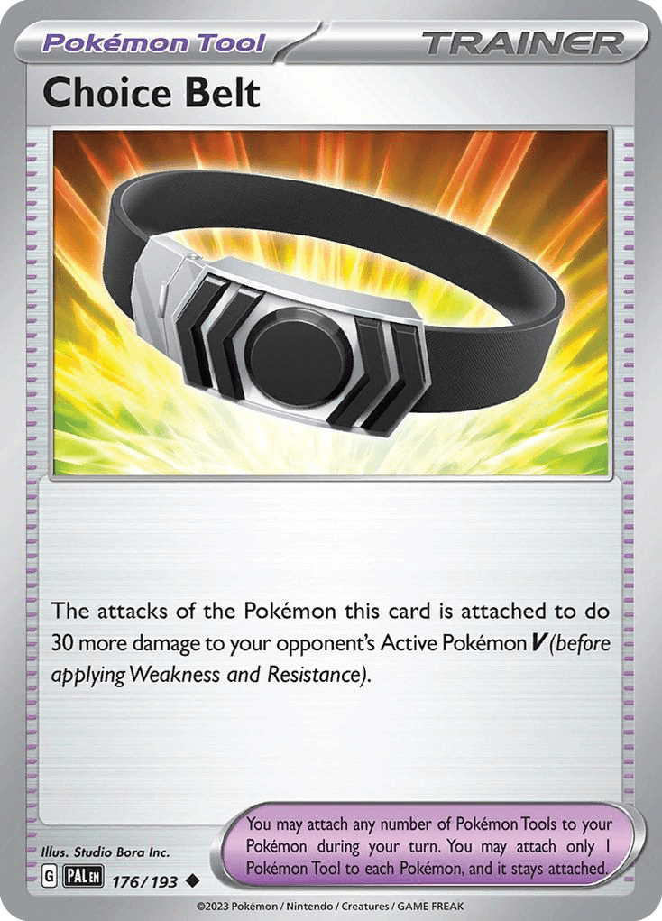 Choice Belt Paldea Evolved card