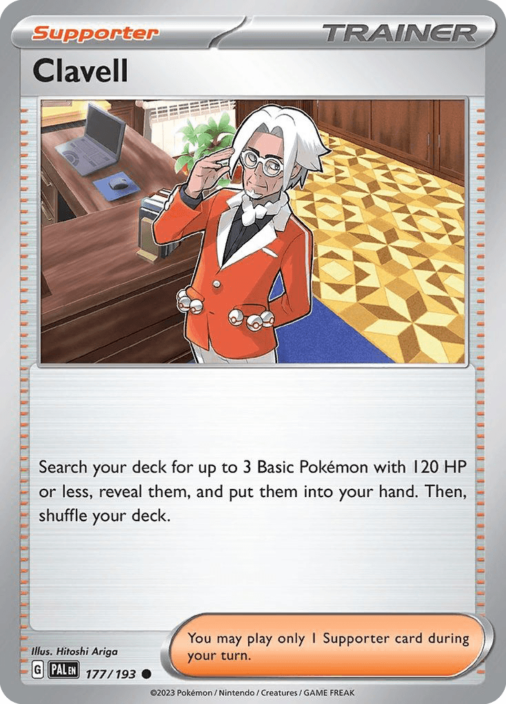 Clavell Paldea Evolved card