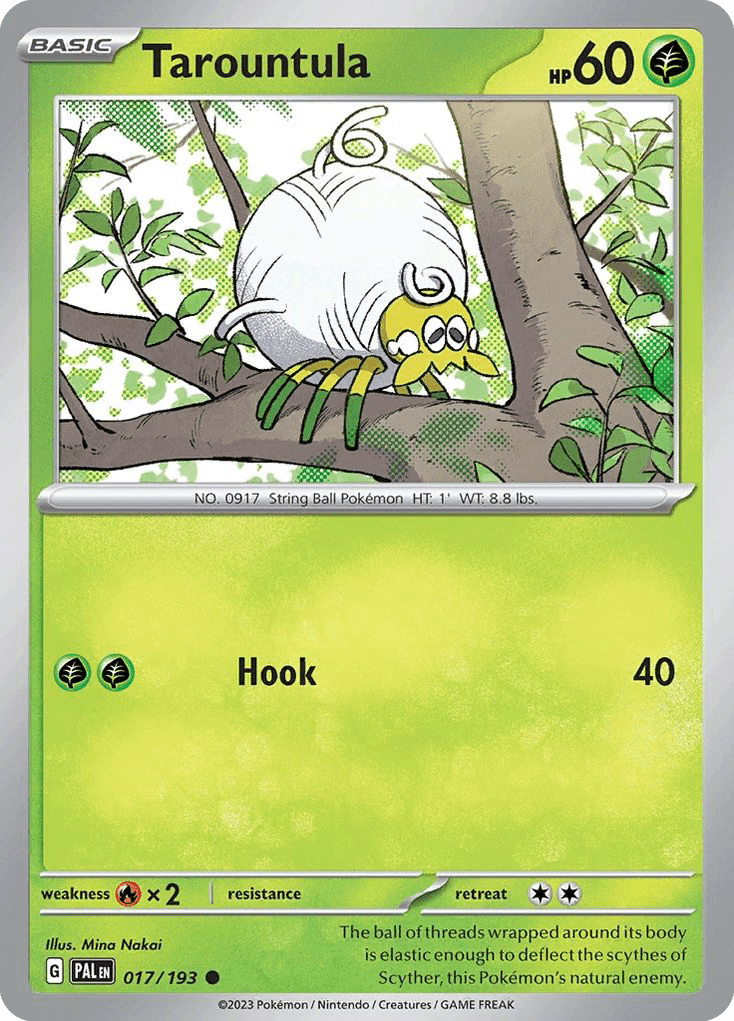 Tarountula Paldea Evolved card