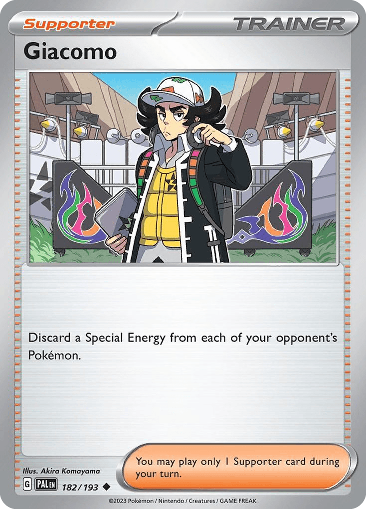 Giacomo Paldea Evolved card