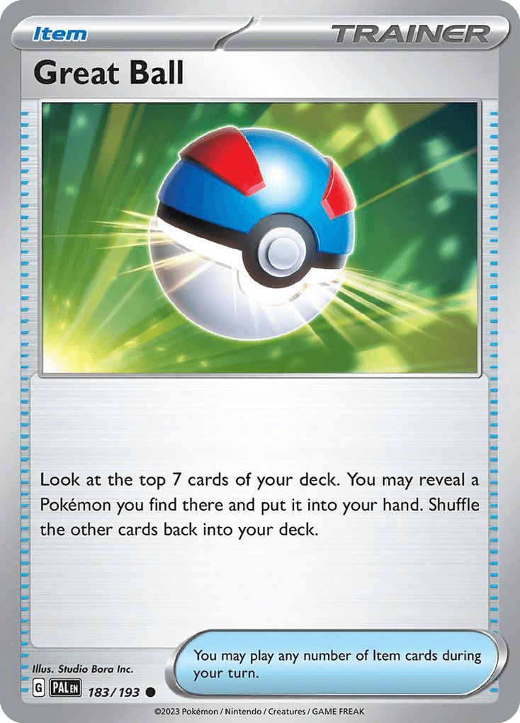 Great Ball Paldea Evolved card