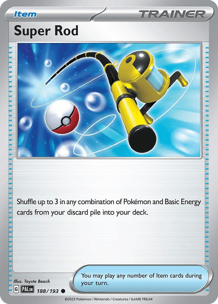 Super Rod Paldea Evolved card