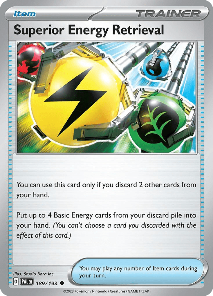 Superior Energy Retrieval 宝可梦 card
